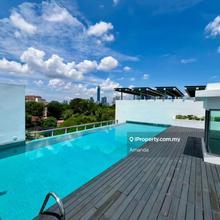 Penthouse with roof top pool 