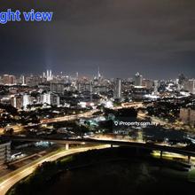 Actual unit / Facing Klcc view