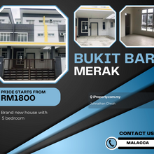 Brand New 2.5 Sty Superlink Teres Merak Bukit Baru Manipal GH Hospital