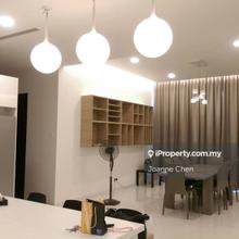 Fully furnished unit with at mid floor facing golf