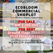 Eco Bloom Commercial Shop Lot, For Sale.