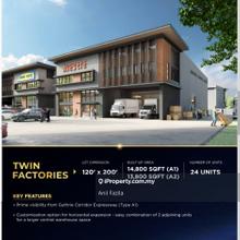 For Sale Semi Detached Factory Elmina Business Park Elmina Denai Alam 