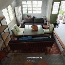 A 2 storey corner house with a beautiful garden.