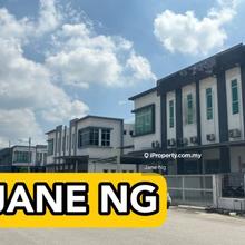 1.5 Storey Light Industrial  Semi D Factory Permatang Tinggi Nice Unit