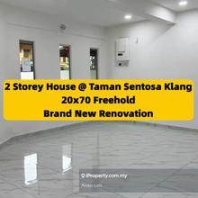 Taman Sentosa, 2 Storey House, 20x70, Freehold, Brand New Condition