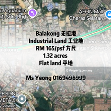 Balakong industrial land flat land great location 