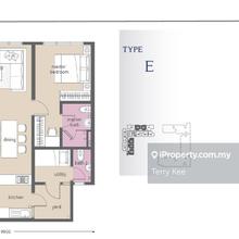 Developer unit for Sale ( Price can Nego) Type E 960sf