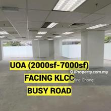 First floor, facing busy road
