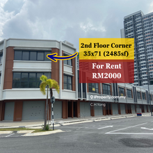 Corner 2nd floor for Rent