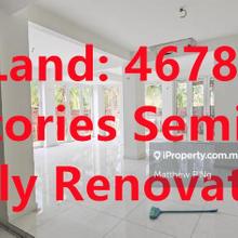 Jalan Mas 2 Stories Semi-D  Renovated Land:4678sf  Nice Unit Greenlane
