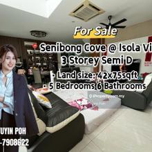 Senibong Cove @ Isola Villa 3 Storey Semi D House