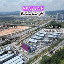Banting Kuala Langat Brand New Freehold 2 Storey Detached Factory