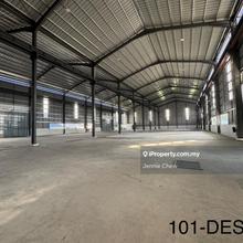 1.5 acres warehpuse Kapar Batu 7 Klang 1200amp with cf high ceiling 