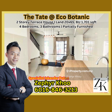 The Tate @ Eco Botanic 2 Storey Terrace House For Rent