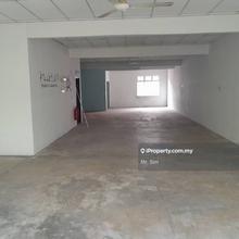 The first floor of a double storey shop office