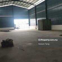 Juru Warehouse for Rent - 1 Storey Industrial Space with High Ceiling