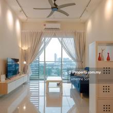 Parkland Residences Condo 3 Bed Fully Furnished near Aeon For Rent
