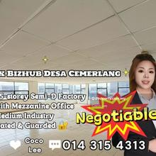 Apex Bizhub Desa Cemerlang @ Medium Industry 1.5-storey Semi-D Factory