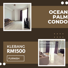 Nice Fully Furnish 24hr Security Ocean Palm Swimming Pool Klebang