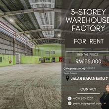 3-Storey Warehouse with Office Jalan Kapar Batu 7 Sungai Kapar Indah 