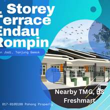 Rm1176 Rumah Setingkat Tanjung Gemok Endau Rompin Taman Jadi Pahang