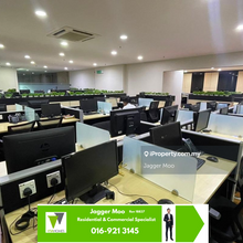 50 work station with reception area 