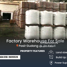 Factory Warehouse For Sale @ Pasir Gudang , Jln Keluli 