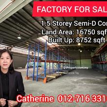 1.5 Storey Semi-D Factory Corner Lot Taman Johor Johor Bahru