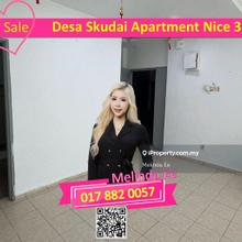 Skudai Desa Skudai Apartment Nice Design 3bed Rm500 Can Buy