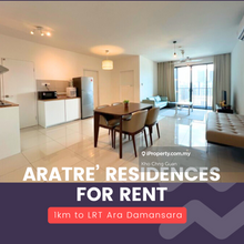 Ara Tre' Ara Damansara Fully Furnished Corner Pool View 2 Cp For Rent
