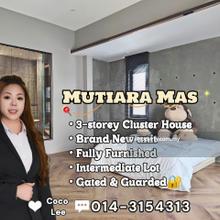 Mutiara Mas @ Brand New 3-storey Cluster House