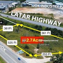 Ijok@kuala selangor puncak alam freehold industrial land for sale