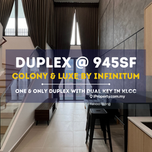 One & Only Duplex with Dual Key in KLCC