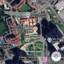 Air Panas sama square beside commercial land