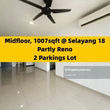 2 parking lot. super deal mid floor unit, partly renovation