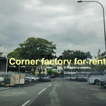 Corner semi detached factory for rent