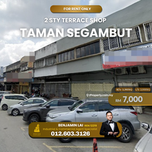 Taman Segambut 2sty Terrace Shop for Rent