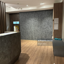 Partial furnished corner office unit for rent!