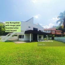 2 storey bungalow unit, with big garden, guarded, more parking