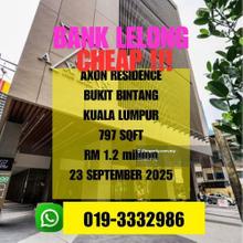 Bank Lelong Axon Residence Bukit Bintang Kuala Lumpur