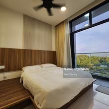 The shore hotel service suite kk CBD city mountain view fully furnish 