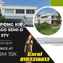 Kepong Kip Tago Ehsan Jaya Semi-D Factory For Rent 