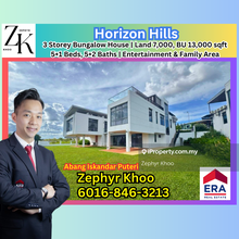 Horizon Hills 3 Storey Bungalow House For Rent
