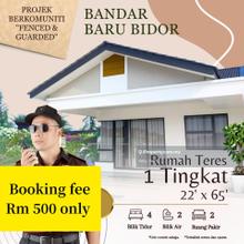 New Single Storey 22x65 Gated & Guarded at Bandar Baru Bidor
