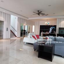 Modern bungalow, private lift, High Ceiling, Lush Green Surroundings
