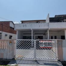 Long Car Porch Double Storey in Town
