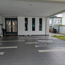 Fully renovated double storey terrace end lot in Rimbun vista for sale
