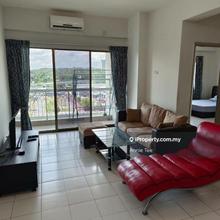 Danga View Apartment/ Corner Lot/ Fully Furnished/ Jb Town Area 