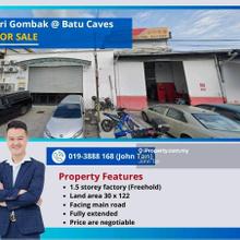 Facing main road and fully extended