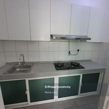 1250sqft spacious unit with aircond and kitchen cabinet